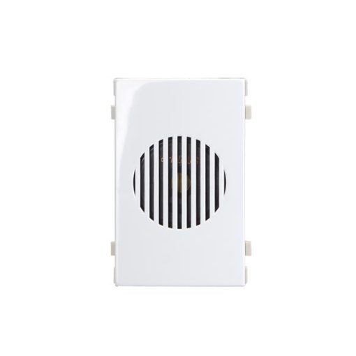 modulo campainha 2 toque branca alto brilho linha sleek margirius