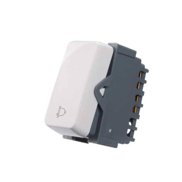 Módulo interruptor pulsador campainha de 10A 250V~ com gravação de campainha em alto brilho linha B3 MarGirius