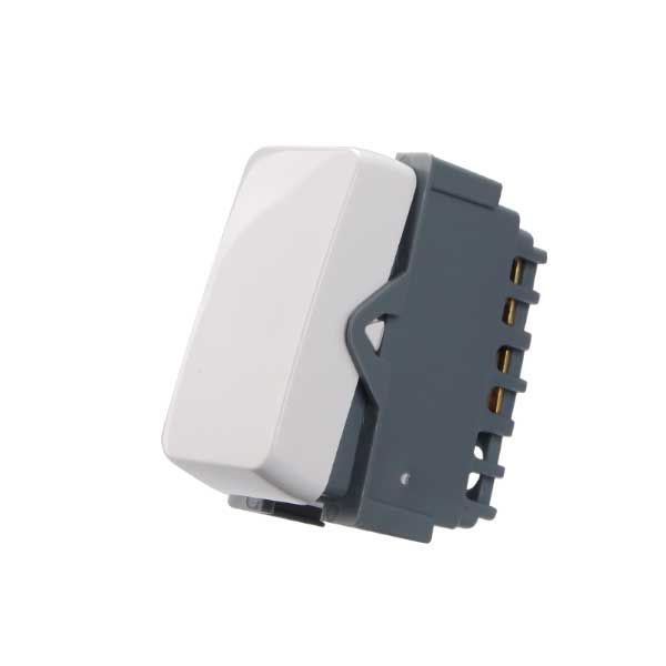 Módulo interruptor simples de 10A 250V~ alto brilho linha B3 MarGirius