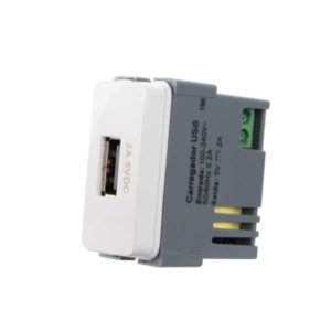 Tomada carregador USB 2A Bivolt