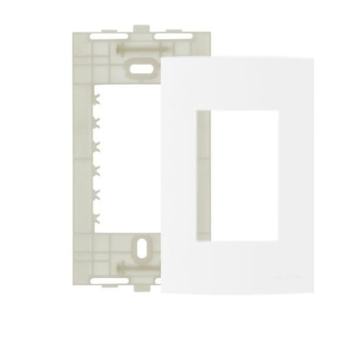 placa 4x2 3 postos + suporte clean