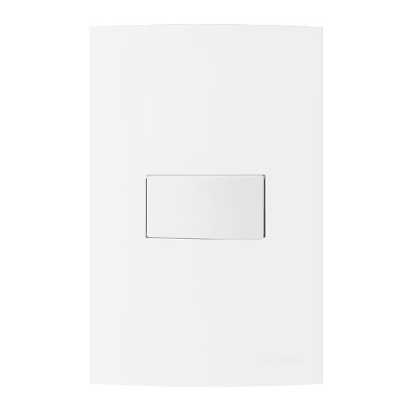 Conjunto 4x2 interruptor simples clean