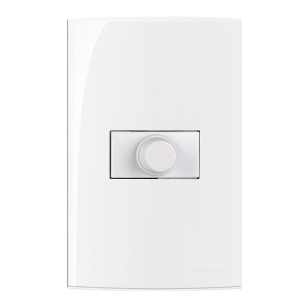 Conjunto 4x2 variador de luminosidade e velocidade 500W 220V~ Sleek