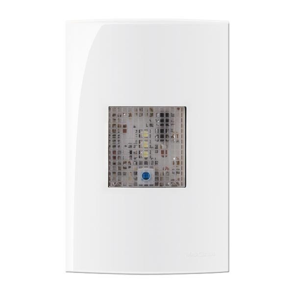 Conjunto 4x2” Luz de emergência Sleek