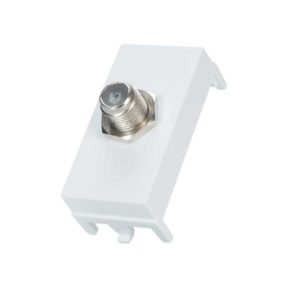 Tomada para antena de TV coaxial 75 Ohms