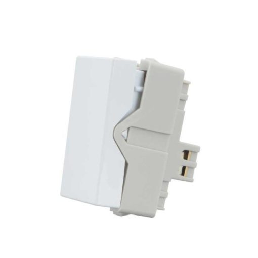 módulo interruptor branco linhas retas linhas infiniti 10amper margirius