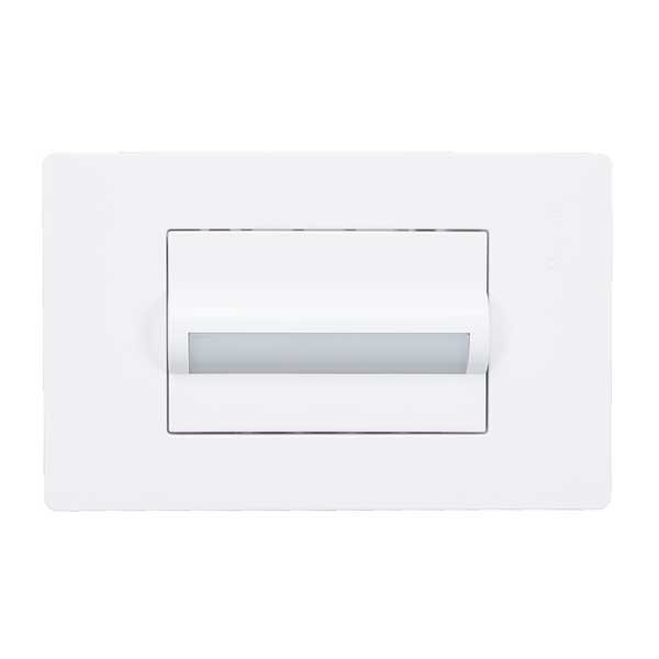 Conjunto Balizador horizontal Branco Luz branca fria linha infiniti margirius