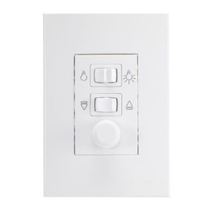 Controle de ventilador - módulo triplo c/ dimmer bivolt (300W 127V~ / 500W 220V~)