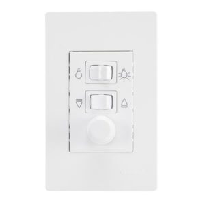 Controle de ventilador - módulo triplo c/ dimmer bivolt (300W 127V~ / 500W 220V~)