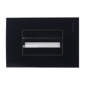 19258- Linha Sleek - Conjuntos 4x2" - Balizador horizontal luz branca quente bivolt - Ebony conheça e se surpreenda..