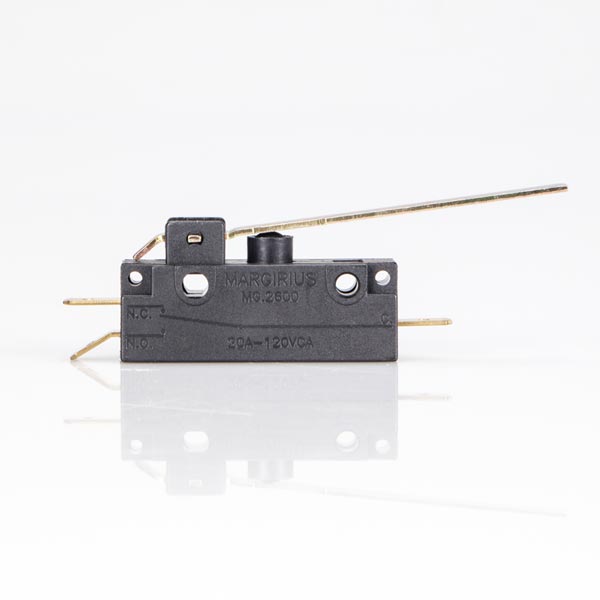 Microinterruptor de ação rápida MG-2603 - IR - Terminal Engate - com haste longa - Imagem 3