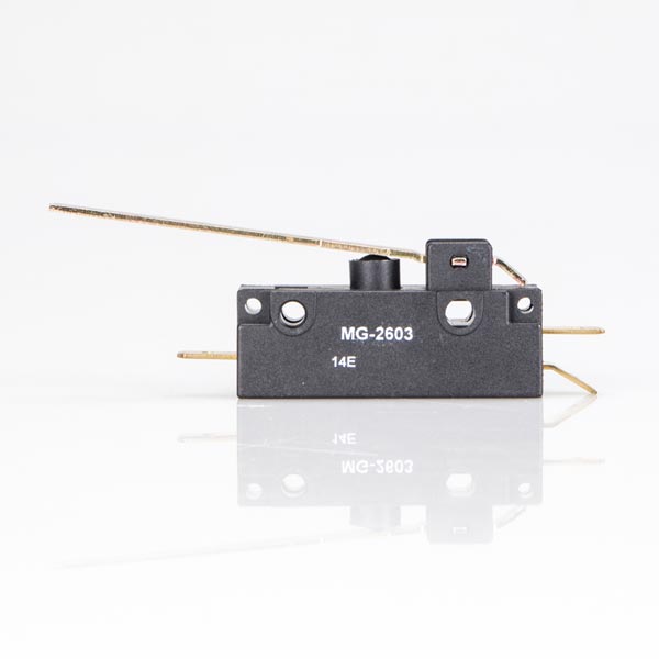 Microinterruptor de ação rápida MG-2603 - IR - Terminal Engate - com haste longa - Imagem 2
