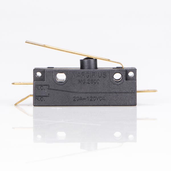 Microinterruptor de ação rápida MG-2605 - IR - Terminal Engate - com haste curta - Imagem 3