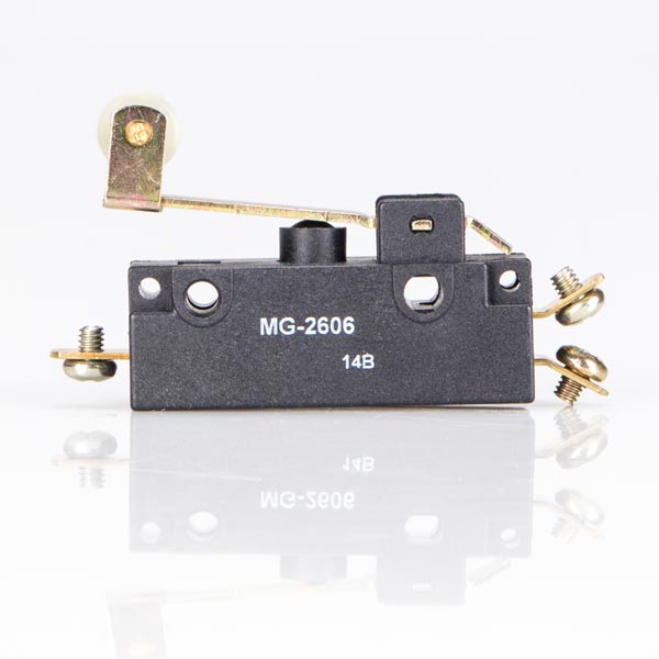 Microinterruptor de ação rápida MG-2606 - IR - Terminal Parafuso - com haste curta e rolete - Imagem 2