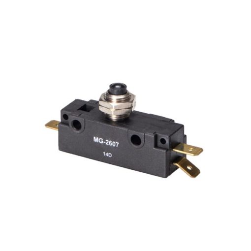 Microinterruptor de ação rápida MG-2607 - IR - Terminal Engate - com bucha metálica