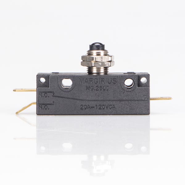 Microinterruptor de ação rápida MG-2607 - IR - Terminal Engate - com bucha metálica - Imagem 3