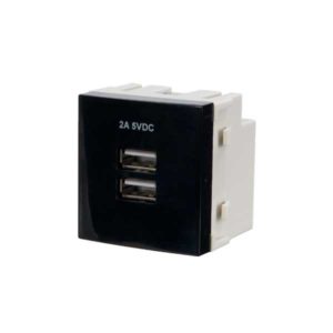 Tomada dupla carregador USB 2A Bivolt