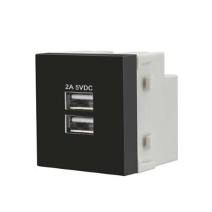 Tomada dupla carregador USB 2A Bivolt