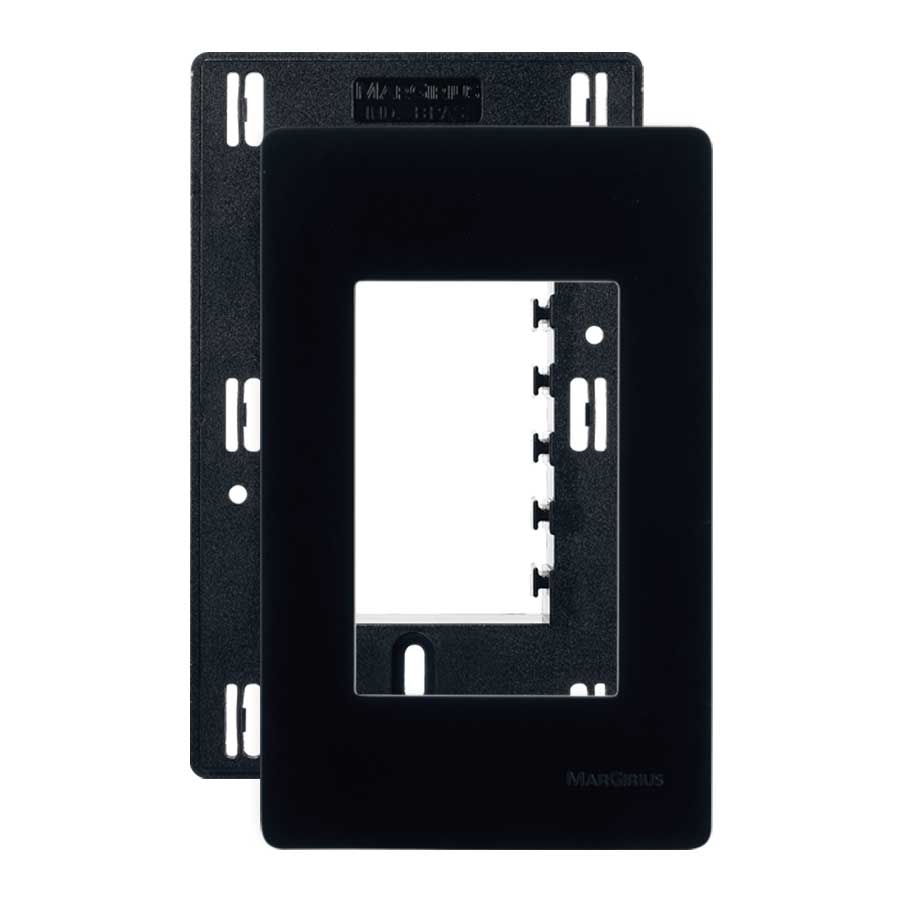 PLACA COM SUPORTE 4X2 3 POSTOS EBONY INFINITI