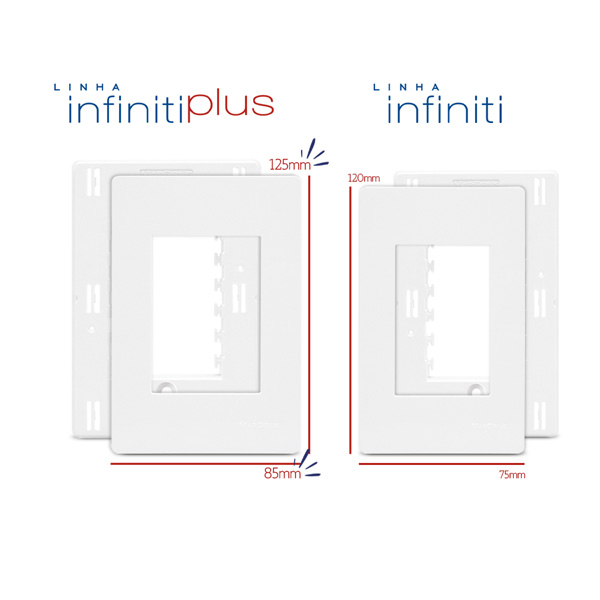 Placas + Suportes Infiniti PLUS - Branca - Imagem 2