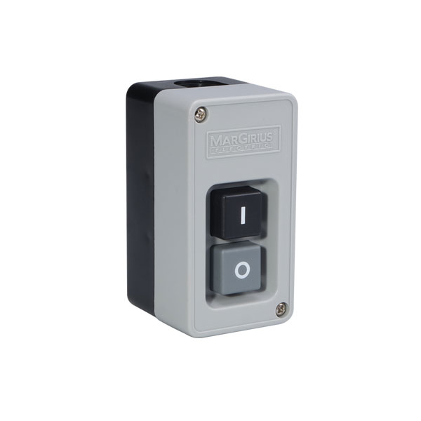 Interruptor de tecla CS-102 - tripolar 30A - tecla cinza