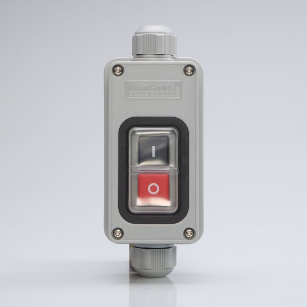 Interruptor de tecla CS-103A - tripolar 20A– com prensa cabos - IP66 - Imagem 2