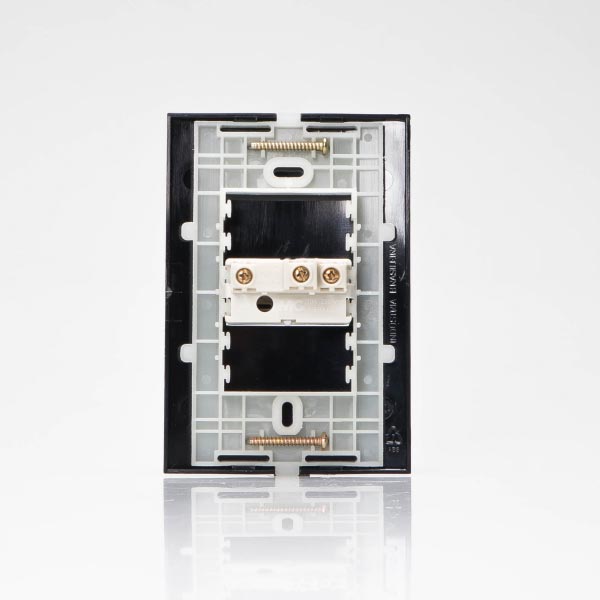 Linha Sleek - Conjuntos 4×2” – Interruptor paralelo 10A 250V~ - Ebony - Imagem 2