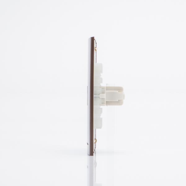 Linha Sleek - Conjuntos 4×2” – Tomada 2P+T 10A 250V~ - Marrom - Imagem 3