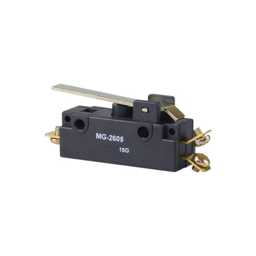 Microinterruptor de ação rápida MG-2605 - IR - Terminal Parafuso - com haste curta