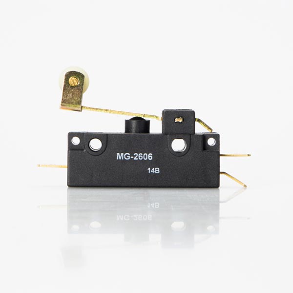 Microinterruptor de ação rápida MG-2606 - IR - Terminal Engate - com haste curta e rolete - Imagem 2