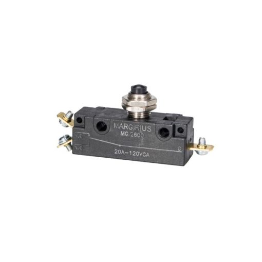 Microinterruptor de ação rápida MG-2607 - IR - Terminal Parafuso - com bucha metálica