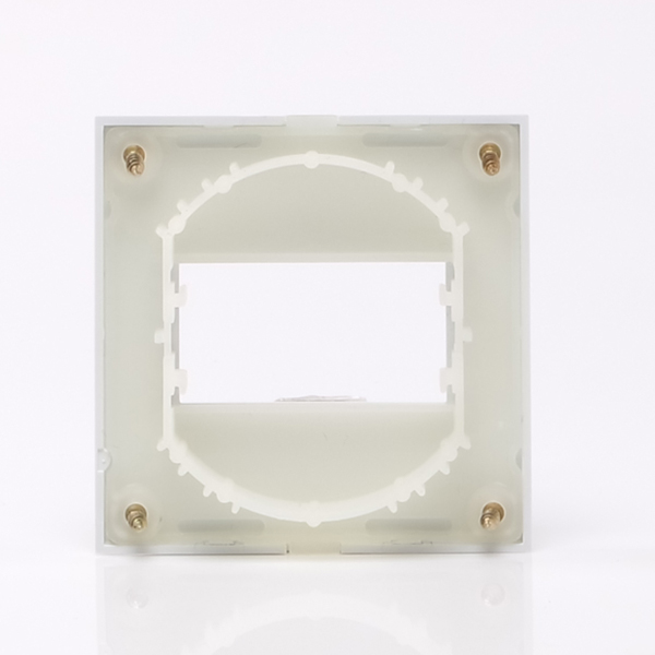 Conjunto Placa + Suporte Para Móvel 70x70mm Sleek - Imagem 2