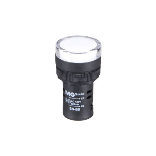 sinaleiro monobloco branco 127VCA - 1 unidade