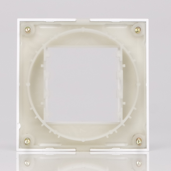 PLACA COM SUPORTE 80X80 VISTA TRASEIRA