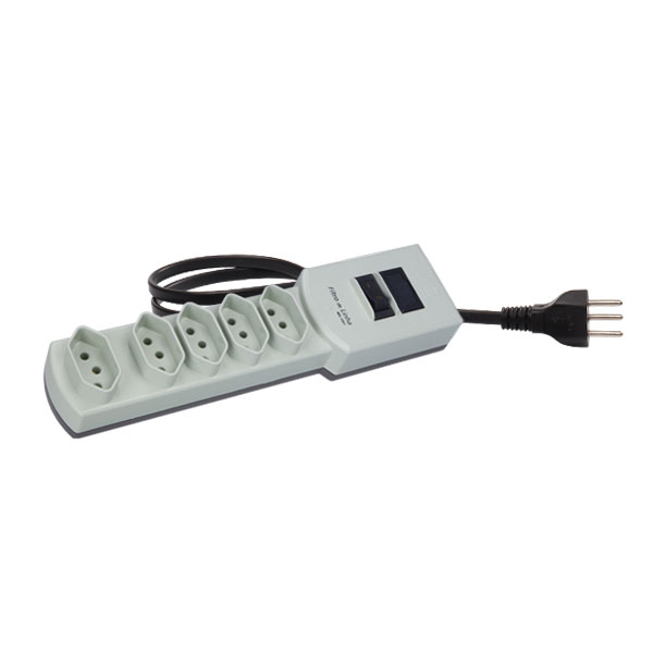 filtro de linha bivolt com 5 tomadas 10A margirius