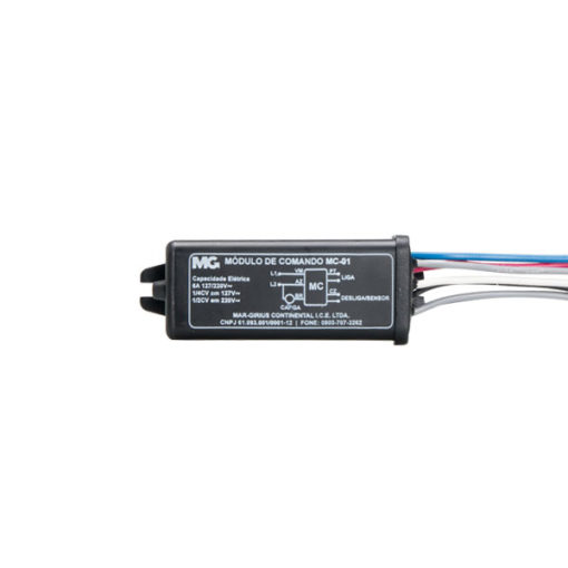 modulo de comando para motores - 1/2CV em 220V~ - 1/4CV em 127V~ - 6A em 127/220V~