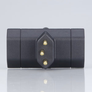 adaptador 2p+T 10A preto