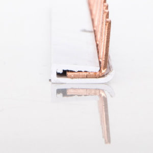 barramento de fase monofásico de 12 pinos vista lateral