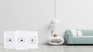 conjunto USB carregadores, embutidos na parede