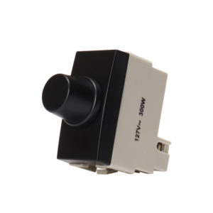 módulo variador de velocidade ou luminosidade 300 watts 127volts ebony preto linha clean margirius