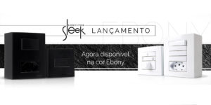 caixa de sobrepor ebony preta alto brilho