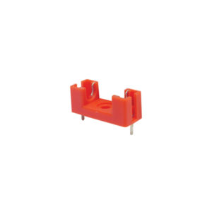Porta fusível para placa de circuito impresso 6A - vermelho
