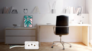 a versatilidade das tomadas para aparelhos, tomada para ser aplicada em móveis