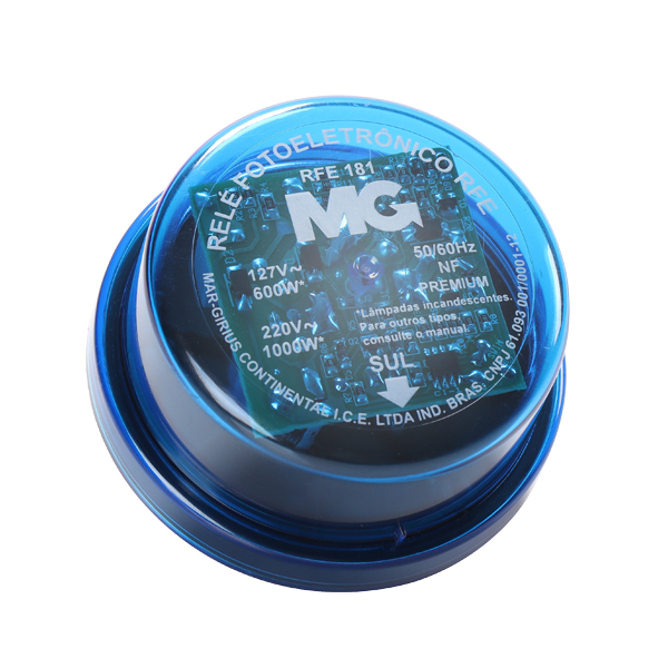 Relé fotoeletrônico RFE 181 1000W bivolt com conector - Margirius