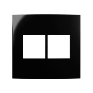 Placa 4x4 4 postos Sleek ebony - MarGirius