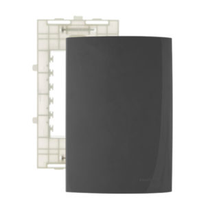 Placa 4x2 + suporte cega Sleek Colors - Grafite - Margirius