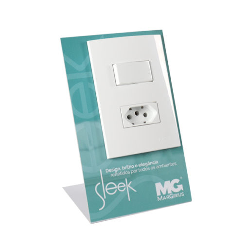 Display de balcão em L - Sleek - MarGirius