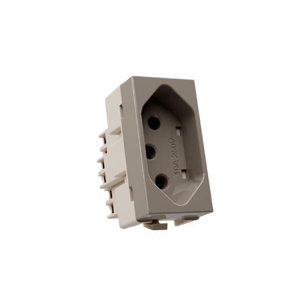 Módulo Tomada 10A - Argila - Infiniti PLUS Colors