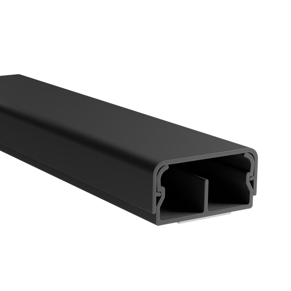 Canaleta 20x10x2000 mm - Preta