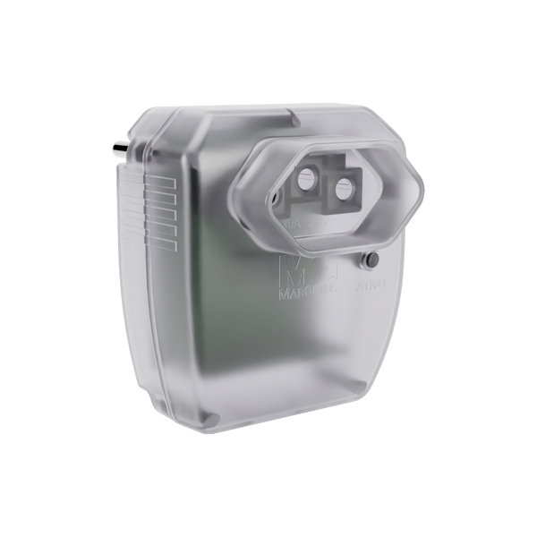 Protetor contra surtos Plug-in 2P+T com USB 2A